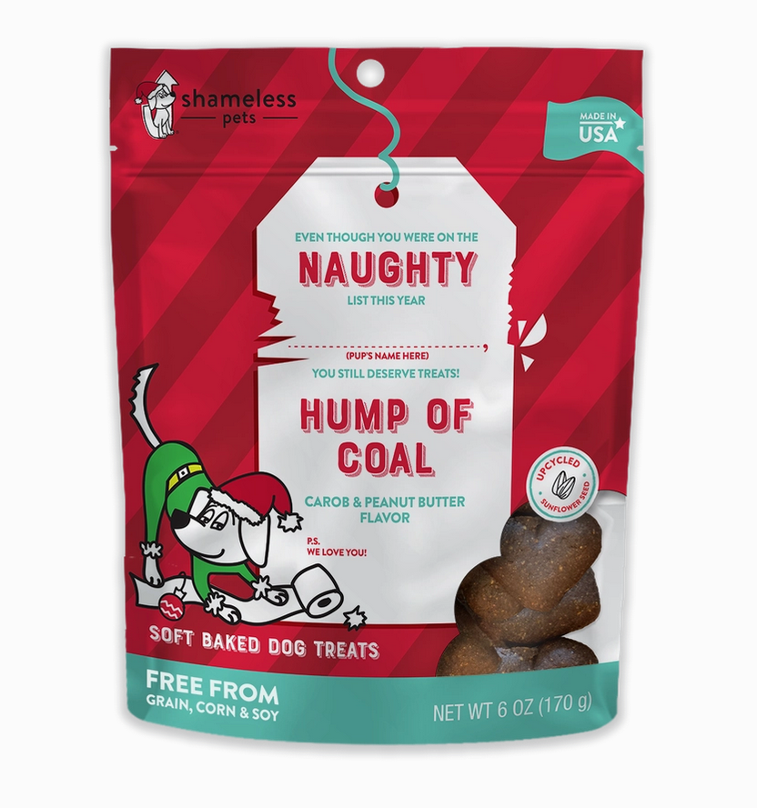 Hump Of Coal Soft Baked Dog Treats - Carob & Peanut Butter